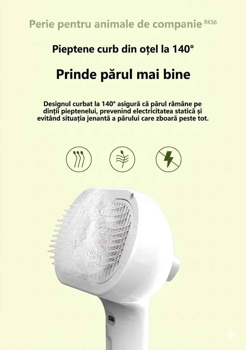 Masaj relaxant si curatare eficienta pentru blana pisicii