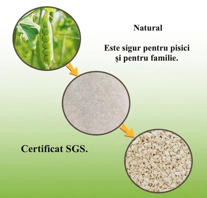 Nisip TOFU GRANULAR pentru pisici