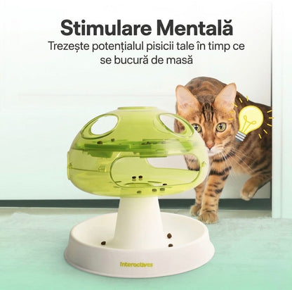 Hrănitor interactiv 2 în 1: Hrană și Joacă