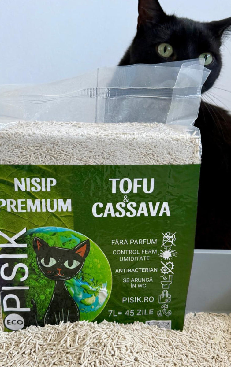 Nisip mix TOFU & CASSAVA natural 7L