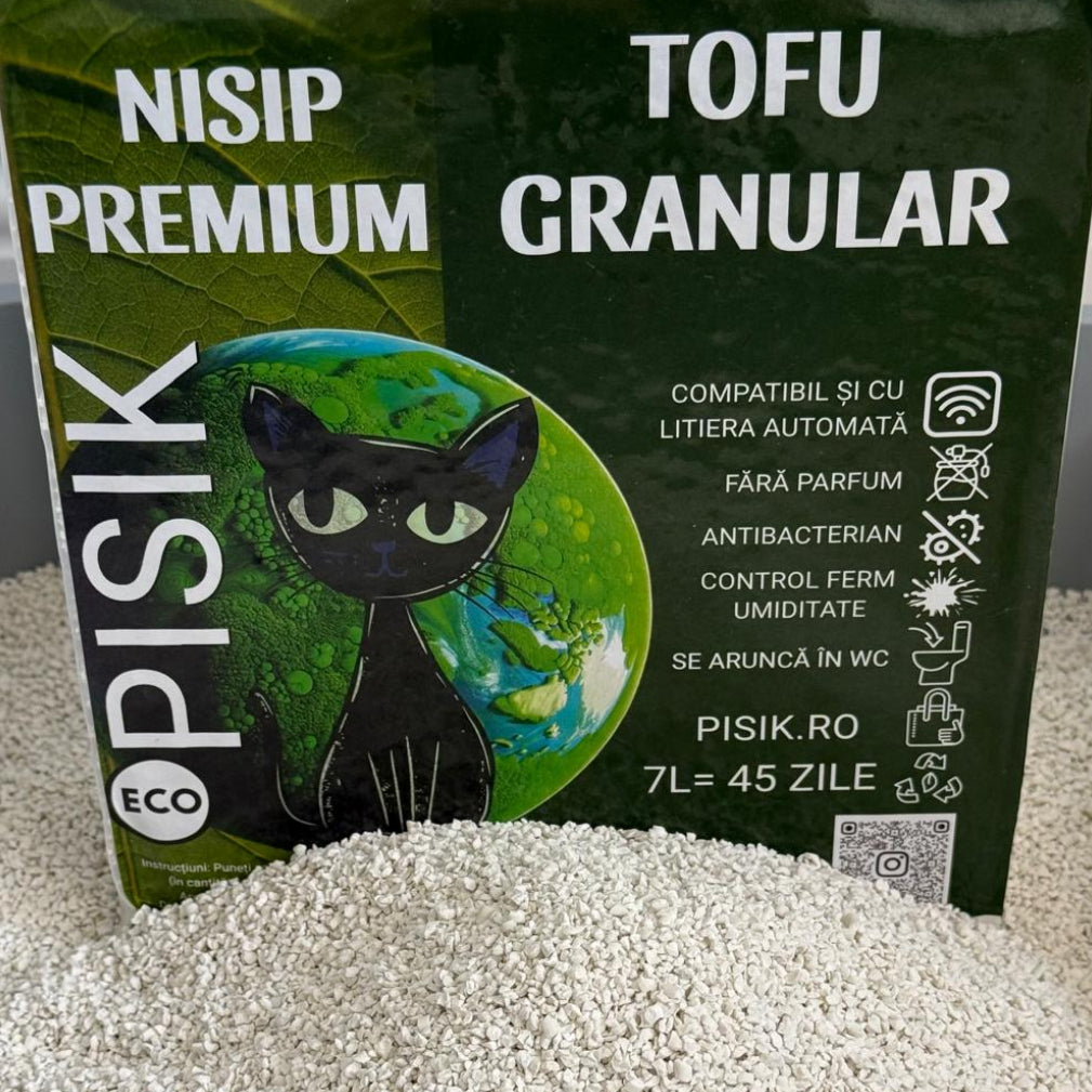 Nisip TOFU GRANULAR pentru pisici