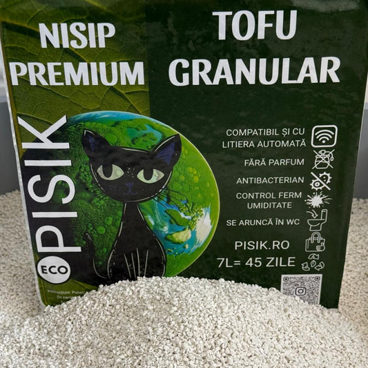 Nisip TOFU GRANULAR pentru pisici