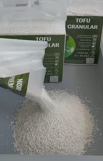 Nisip TOFU GRANULAR pentru pisici