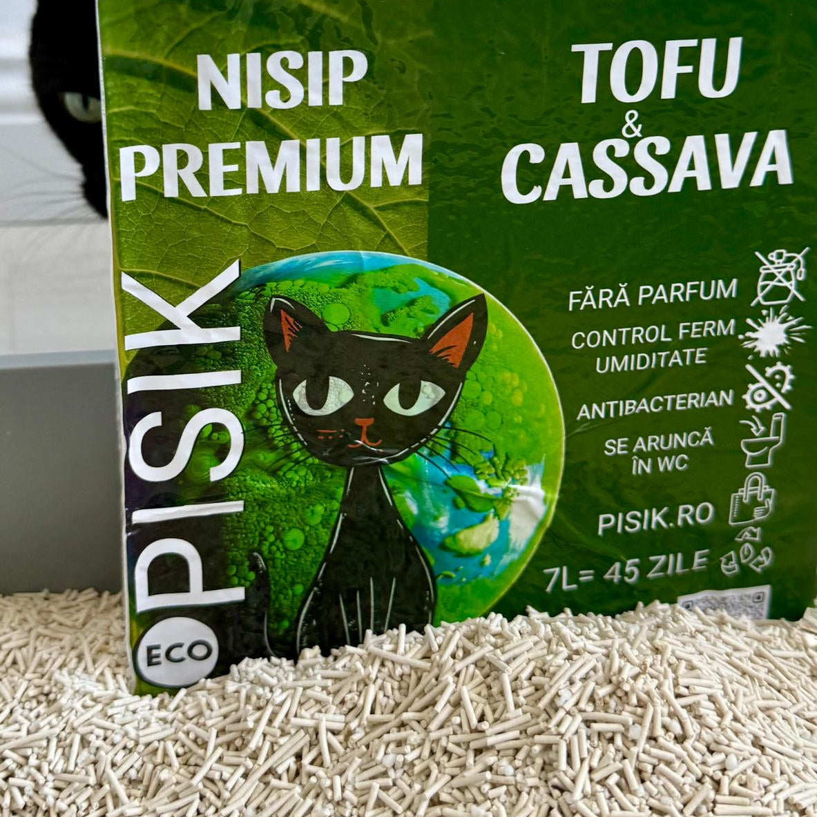 Nisip mix tofu si cassava natural 7L PISIK⁠